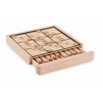 Juego sudoku de madera con 99 fichas para detalle de empresa color madera