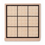 Juego sudoku de madera con 99 fichas para detalle de empresa color madera sexta vista