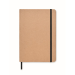 Libreta reciclada con papel piedra A5 hojas a rayas StonePaper Recyclo color beige tercera vista