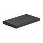 Batería externa de aluminio de 4.000 mAh Powercard Alu Black color azul marino segunda vista