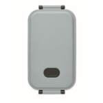 Fiambrera reciclada y hermética con cierres laterales EasyLunch color gris segunda vista