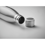 Botella de acero con recordatorio de hidratación 500ml Inox Reminder color plateado mate vista fotografía cuarta vista