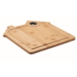 Tabla de cortar de madera personalizada en forma de casa Home color madera
