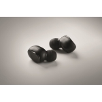 Auriculares promocionales inalámbricos intraaurales con estuche Small color negro vista fotografía quinta vista