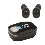 Auriculares promocionales inalámbricos intraaurales con estuche Small vista de impresión