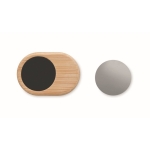 Soporte magnético de bambú de móvil para coche color madera segunda vista