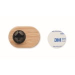 Soporte magnético de bambú de móvil para coche color madera tercera vista