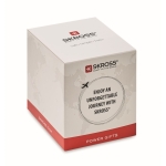 Adaptador personalizado universal de viaje Skross MUV USB A/C color blanco tercera vista