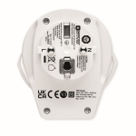 Adaptador de viaje compacto Skross World to Europe USB color blanco cuarta vista