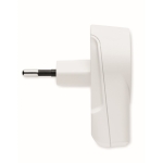 Enchufe Skross cargador europeo con 2 puertos USB CHARGER color blanco quinta vista