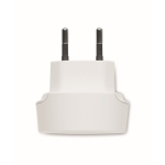 Enchufe Skross cargador europeo con 2 puertos USB CHARGER color blanco sexta vista