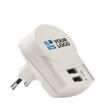 Enchufe Skross cargador europeo con 2 puertos USB CHARGER vista de impresión