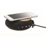 Sofisticado altavoz inalámbrico 5.0 con cargador MultiFunction color negro segunda vista