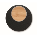 Sofisticado altavoz inalámbrico 5.0 con cargador MultiFunction color negro sexta vista