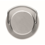 Botella de acero publicitaria con asa en la tapa 500ml Inox Arctic color plateado mate septima vista