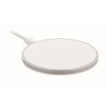 Elegante cargador inalámbrico personalizable color blanco