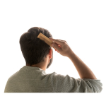 Peine de bambú natural con estuche de papel kraft reciclado incluido color natural tercera vista