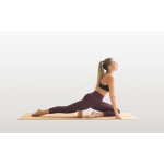 Esterilla de yoga de corcho personalizada con logo Yoga Cork color natural octava vista