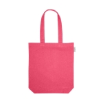 Bolsa con algodón reciclado disponible en varios colores 220 g/m2 color rosa primera vista