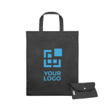 Bolsa plegable promocional de algodón con funda incorporada 140 g/m2 vista principal