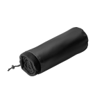 Manta polar personalizada en RPET con diseño básico 180 g/m2 color negro en funda