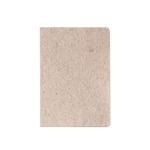 Bloc con tapas semirrígidas de té A5 hojas a rayas Semirigid Tea color natural primera vista