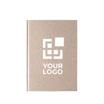 Cuaderno de tapa dura de hojas de té A5 hojas a rayas Rigid Tea vista principal