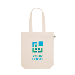 Bolsa multiusos con algodón reciclado y asas largas 220 g/m2 vista principal
