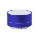 Altavoz bluetooth 5.0 multifunción de aluminio reciclable Recyclo Alu color azul primera vista