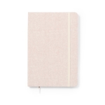 Cuaderno de algodón reciclado A5 hojas lisas Recycled Cotton color beige primera vista