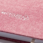 Cuaderno de algodón reciclado A5 hojas lisas Recycled Cotton