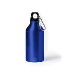 Botella de aluminio reciclado pequeña 400ml Cruiser Recycled color azul primera vista