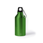 Botella de aluminio reciclado pequeña 400ml Cruiser Recycled color verde primera vista
