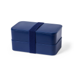 Fiambrera de dos compartimentos grande sin BPA 1,4L Duo ToGo color azul marino primera vista