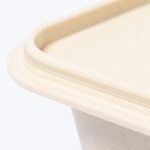 Fiambrera con tenedor y cuchillo de PP veteado sin BPA 1L Light cuarta vista