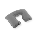 Almohadilla inflable para el cuello de material reciclado AirPlane RPET color gris primera vista