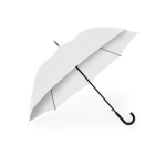 Paraguas automático de 8 paneles XL con mango curvado Ø130 Poppins color blanco segunda vista