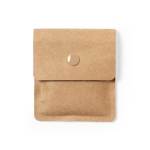 Cenicero publicitario de papel reciclado y aluminio Bolsillo Paper color natural primera vista