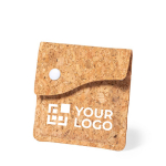 Cenicero personalizable de corcho y aluminio con cierre Bolsillo Cork vista principal