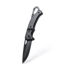 Navaja robusta con hoja de acero inoxidable para publicidad Inox Clip color negro segunda vista