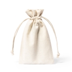 Set de 6 brochas de maquillaje pequeñas con funda de algodón Mini color beige cuarta vista