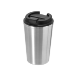 Vaso termo impreso de acero inoxidable antifugas 350ml color plateado primera vista