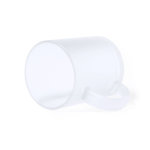 Taza de cristal mate para impresión de imagen 300ml Frost Sublim color blanco transparente segunda vista