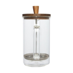 Cafetera de prensa francesa para 3 cafés 600ml French Coffee Press color transparente segunda vista trasera