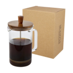 Cafetera de prensa francesa para 3 cafés 600ml French Coffee Press color transparente cuarta vista