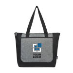 Bolsa tote reciclada con bolsillo y cremallera Tote DuoTone vista principal