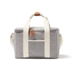Bolsa nevera reciclada tipo cesta con bandolera City Jasper color gris