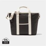 Bolsa nevera tipo tote reciclada con detalles elegantes Nevera Jasper color negro
