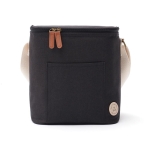 Bolsa refrigerante pequeña con correa de estilo moderno Jasper color negro