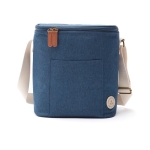 Bolsa refrigerante pequeña con correa de estilo moderno Jasper color azul